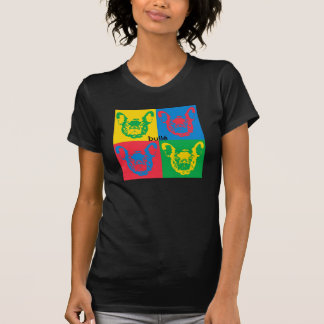 T-shirt Chemise de quatre bouledogues