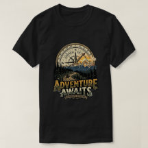 Chemise de randonnée compas d'aventure de camping
