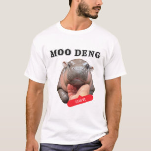 T-shirt Chemise de rap Bootleg Moo Deng   Moo Deng Shirt