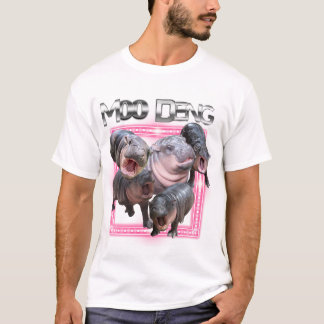 T-shirt Chemise de rap Bootleg Moo Deng | Moo Deng Shirt