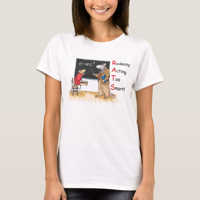 T-shirt Chemise "de rat futé" (Devant)