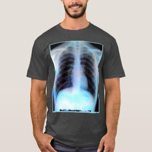 T-shirt Chemise de rayon X de cage thoracique