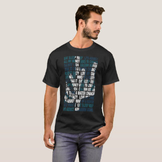 T-shirt Chemise de récif d'aquarium