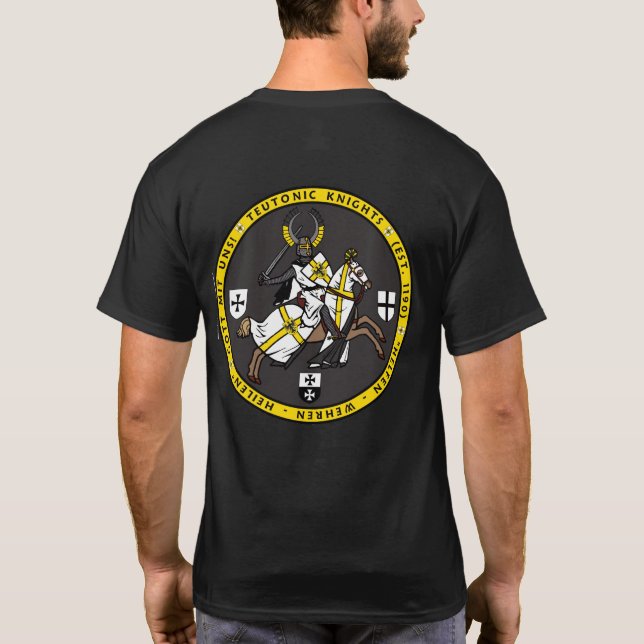 T-shirt Chemise de remplissage de joint de chevalier (Dos)