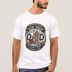 T-shirt Chemise de réparation de papa de la fête des pères