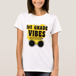 T-shirt Chemise de retour à l'école 1ère année Vibes Premi
