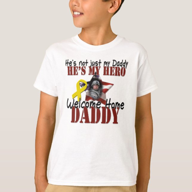 T-shirt Chemise de retours au pays du papa de Kaera (Devant)
