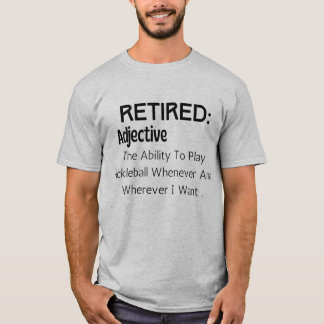 T-shirt Chemise de retraite de Pickleball pour grand-père
