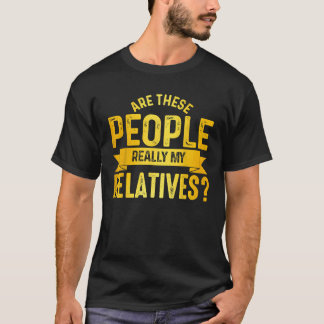 T-shirt Chemise de Réunion Familiale Drôle Dire Correspond