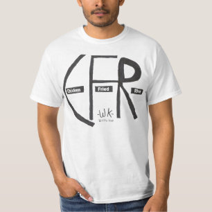 T-shirt Chemise de riz frit de poulet