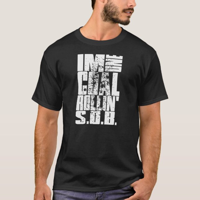 T-shirt Chemise de Rollin de charbon (Devant)