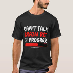 T-shirt Chemise De Rot Cerveau Pour Enfants Brainrot Parol