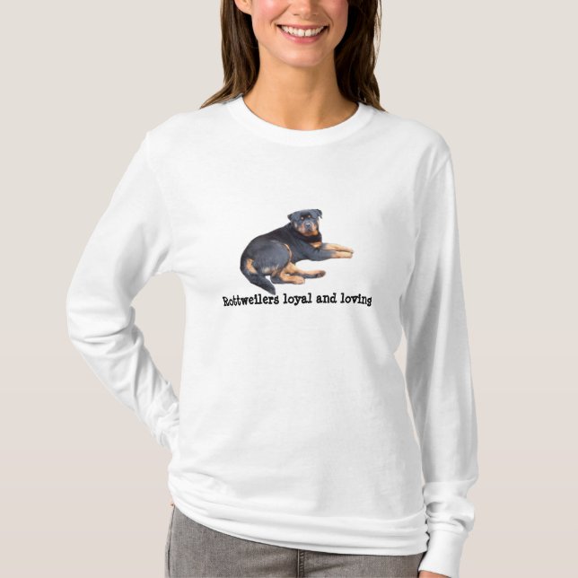 T-shirt Chemise de rottweiler (Devant)