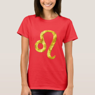 T-shirt Chemise de rouge d'or de Lion