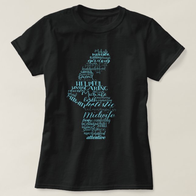 T-shirt Chemise de sage-femme (Design devant)