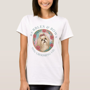 T-shirt Chemise de salon de toilettage pour Shih Tzu