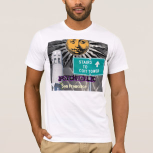 T-shirt Chemise de San Francisco psychédélique, la
