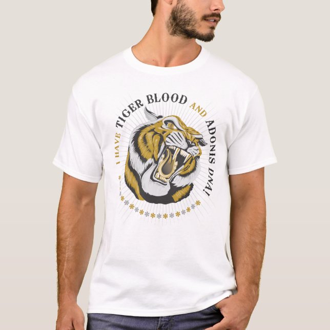 T-SHIRT CHEMISE DE SANG DE TIGRE (Devant)