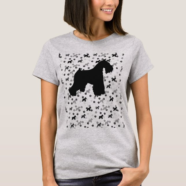 T-shirt Chemise de Schnauzer (Devant)