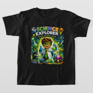 T-shirt Chemise de science pour enfants | Explorateur de s