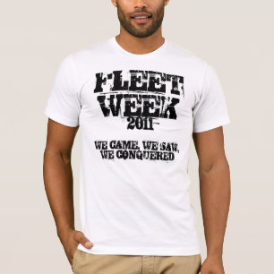 T-SHIRT CHEMISE DE SEMAINE DE FLOTTE