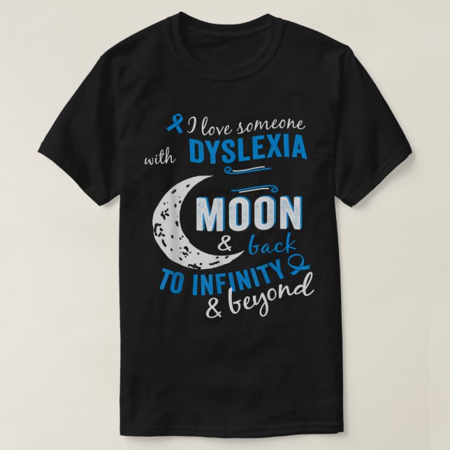 T-shirt Chemise de sensibilisation à la dyslexie (Design devant)