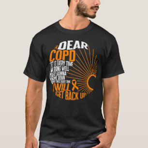 T-shirt Chemise de sensibilisation à la MPOC, chère MPOC, 