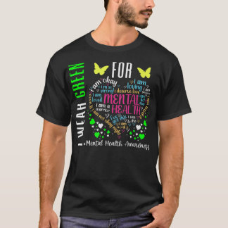 T-shirt Chemise De Sensibilisation À La Santé Mentale Fin