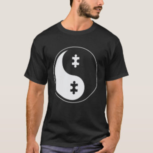 T-shirt Chemise de sensibilisation à l'autisme Yin Yang Pu