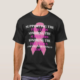 T-shirt Chemise de sensibilisation au cancer du sein