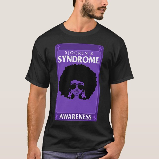 T-shirt Chemise de sensibilisation au syndrome de Sjögren, (Devant)