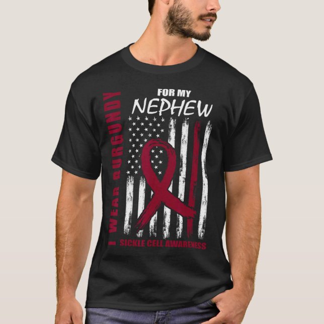 T-shirt Chemise de sensibilisation aux cellules de faucill (Devant)