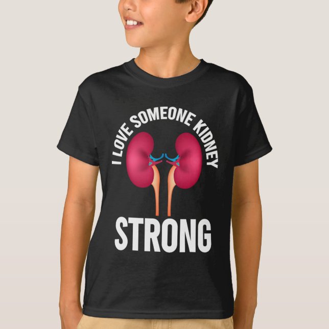T-shirt Chemise de sensibilisation aux maladies du rein (Devant)