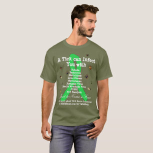 T-shirt Chemise de sensibilisation aux maladies et aux inf