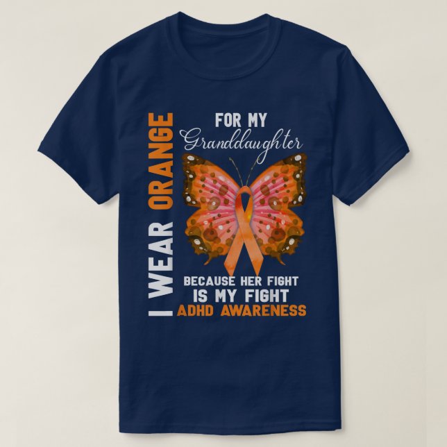 T-shirt Chemise De Sensibilisation TDAH Pour Les Femmes Gr (Design devant)