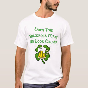 T-shirt Chemise de shamrock et de bière