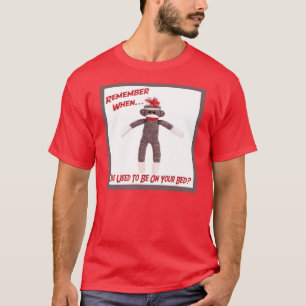 T-shirt Chemise de singe de chaussette
