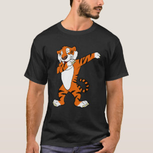 T-shirt Chemise de soirée animal tigre mignonne Dabbing 1