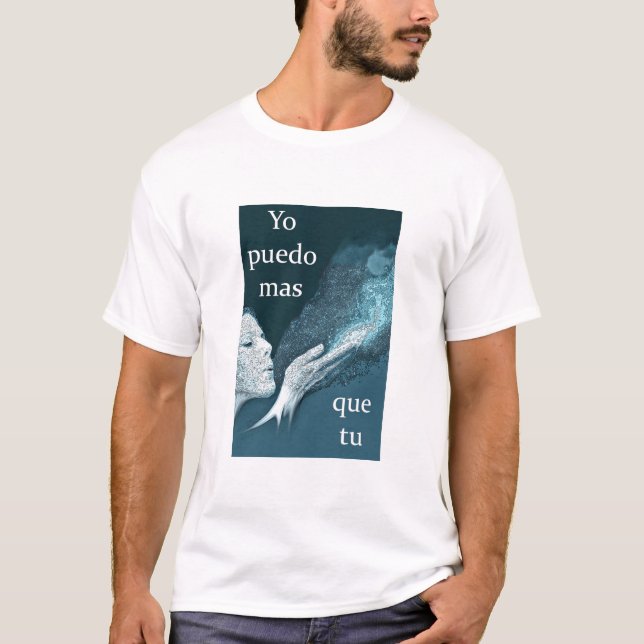 T-shirt Chemise de soufflement de poudre de MAS Que TU de (Devant)