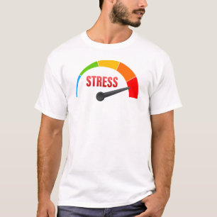 T-shirt chemise de stress - jauge gaz par patience