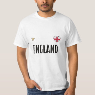 T-shirt Chemise de supporter de football d'Angleterre Drap