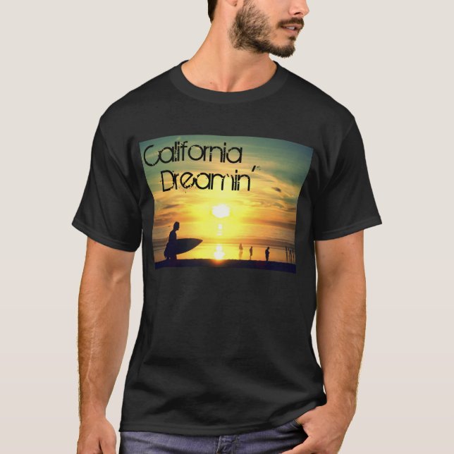 T-shirt Chemise de surfer de la Californie Dreamin (Devant)