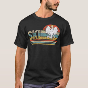 T-shirt Chemise de surnom Ski polonais, SKI, Pologne, Polo