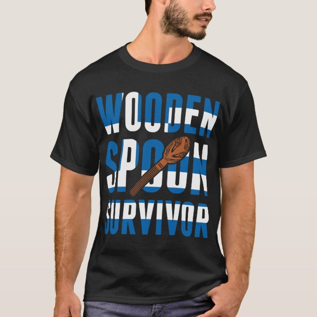 T-shirt Chemise de survie grecque en cuillère de bois (Devant)