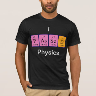 T-shirt Chemise de table périodique de physique