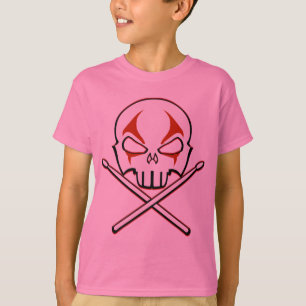 T-shirt Chemise de tambour en métal lourd Rock & Roll