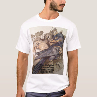 T-shirt Chemise de tatouage de neuf yeux