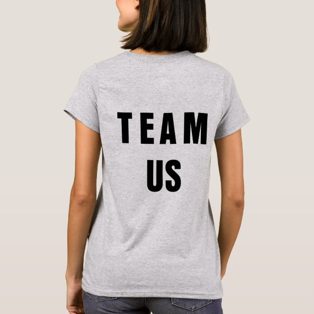 T-shirt Chemise de TeamUS (gribouillée) (Dos)