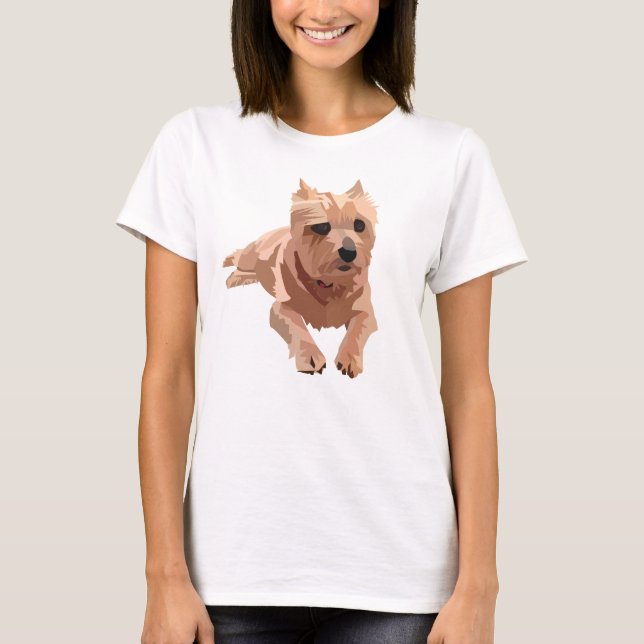 T-shirt Chemise de Terrier de cairn (Devant)