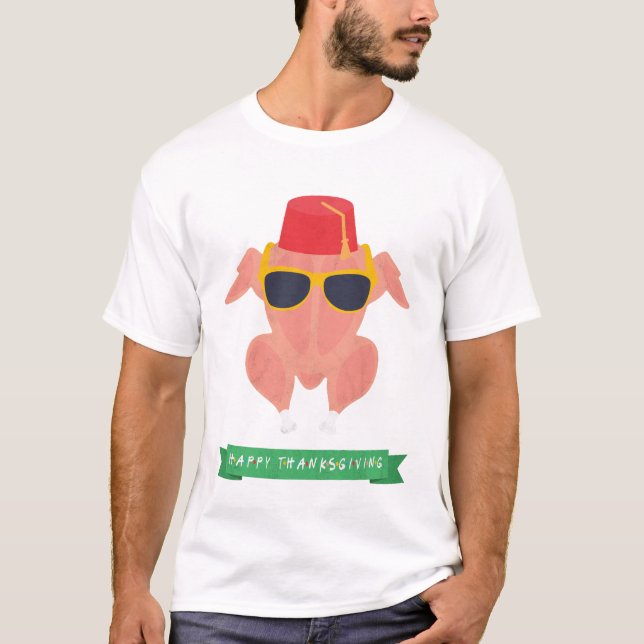 T-shirt Chemise de Thanksgiving pour les amis 2017 (Devant)